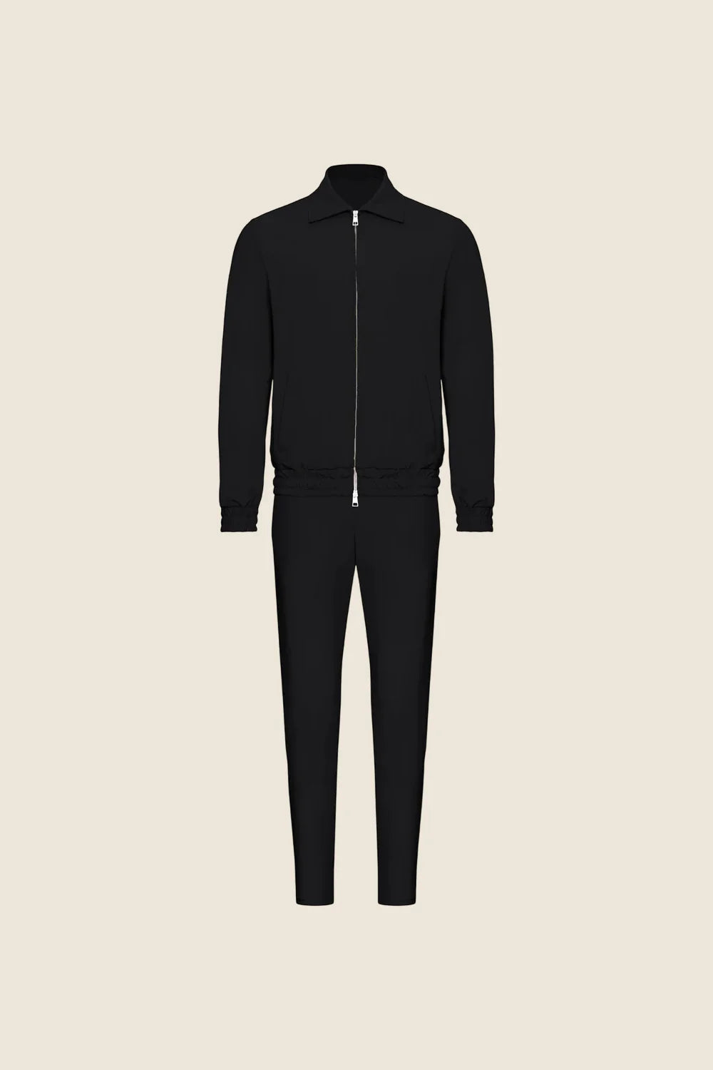 Non-Hooded Tech Suit - Black