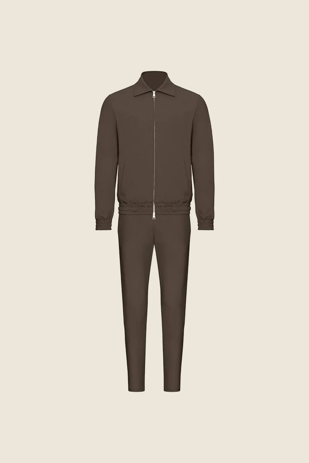 Non-Hooded Tech Suit - Brown