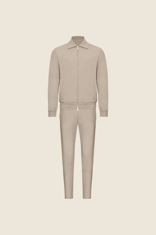 Non - Hooded Tech Suit - Beige