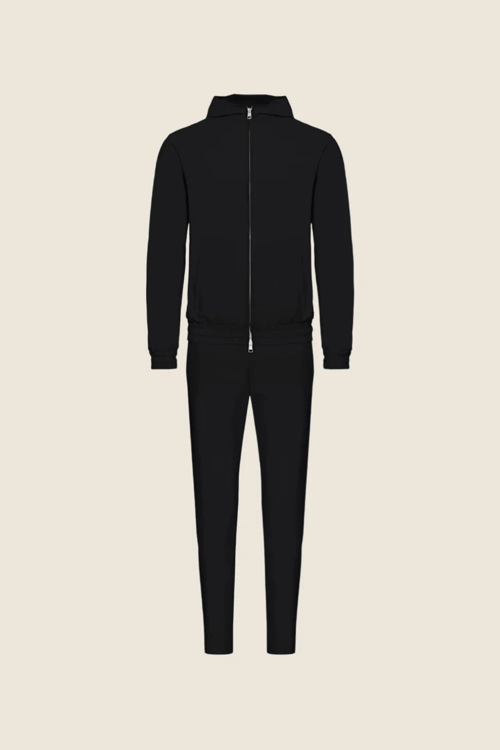 Hooded Tech Suit - Black