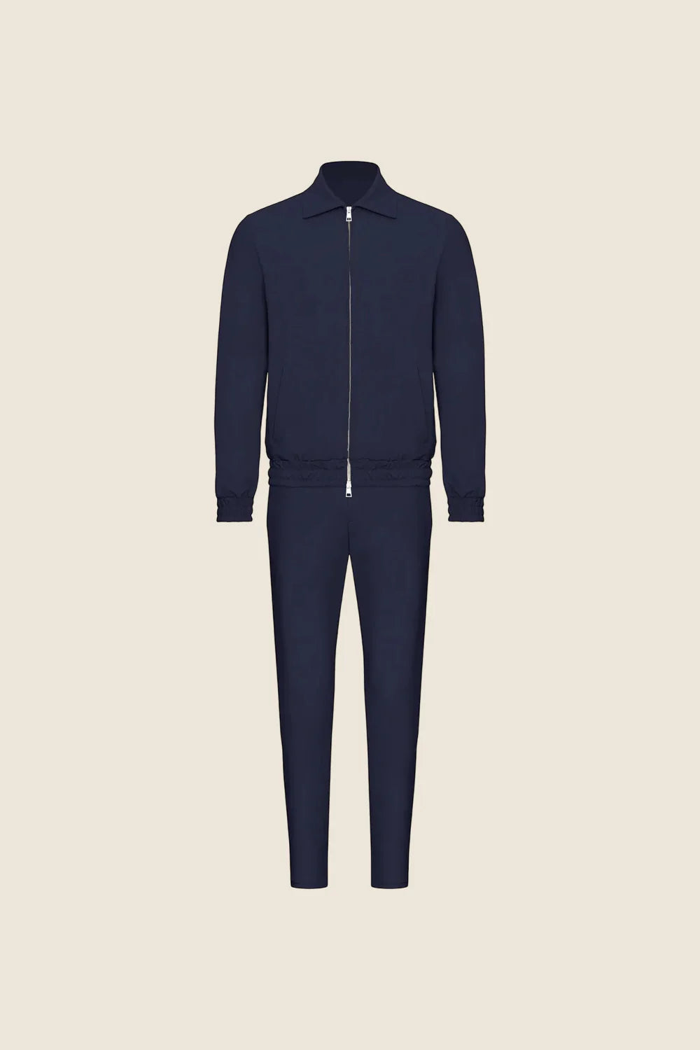 Non-Hooded Tech Suit - Navy Blue